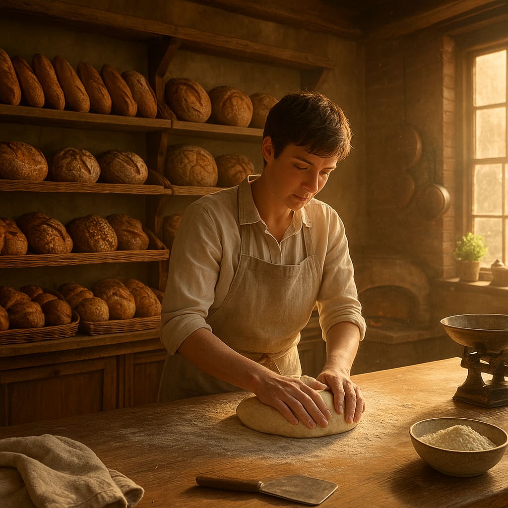 Artisaanileipomon sisustus